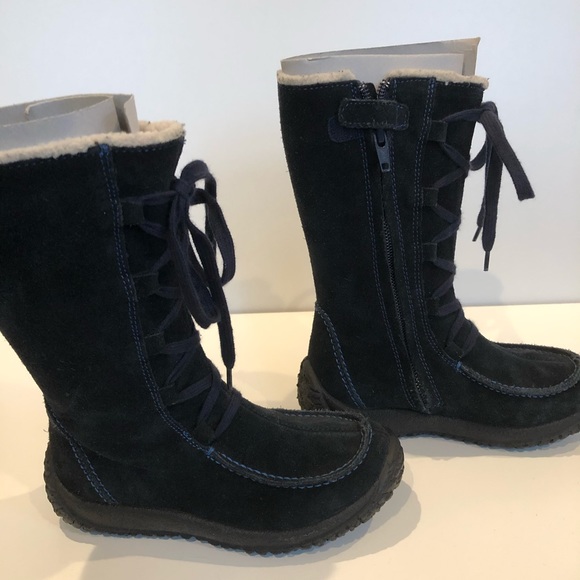 Kids Naturino NEW in box Sz 12 Navy Shearling - Picture 3 of 7